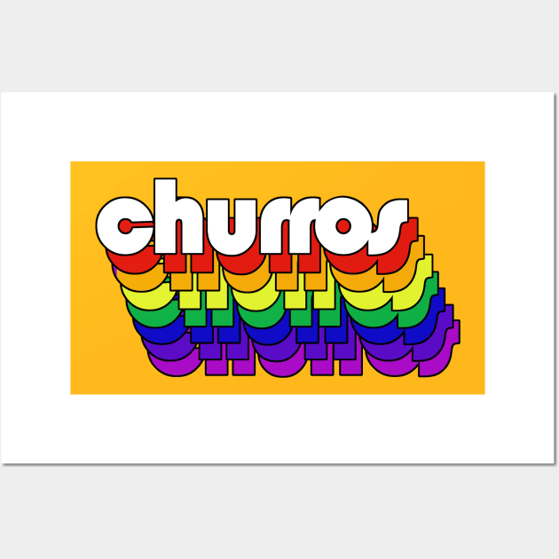 Churro Rainbow Wall Art by PopCultureShirts